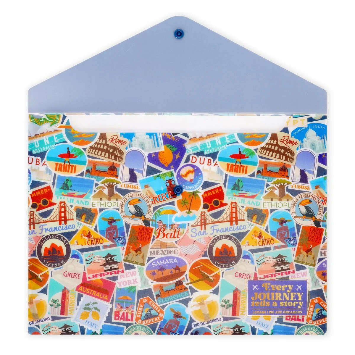 Petit Porte-documents - Fold & Order - Travel Stickers 2