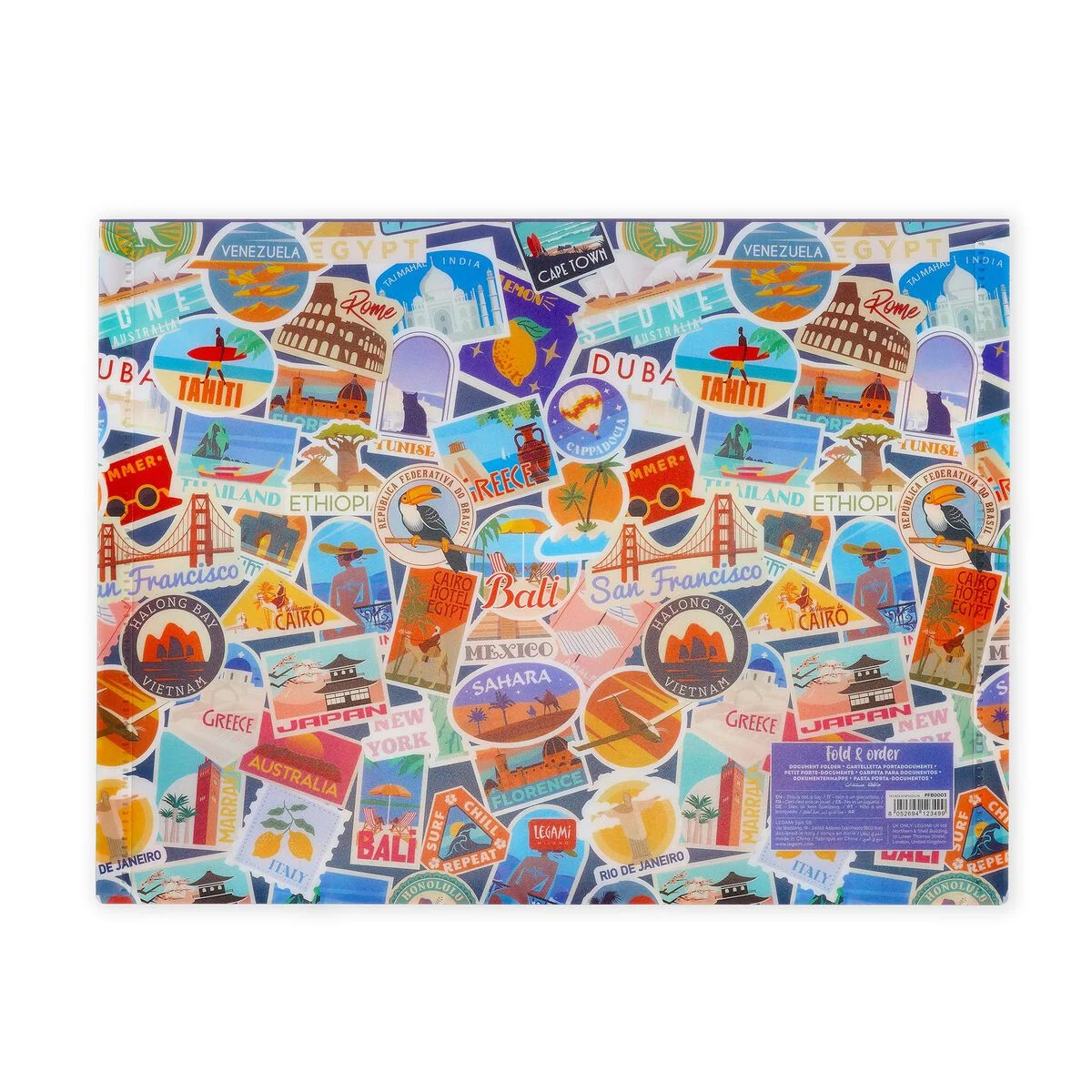 Petit Porte-documents - Fold & Order - Travel Stickers 3