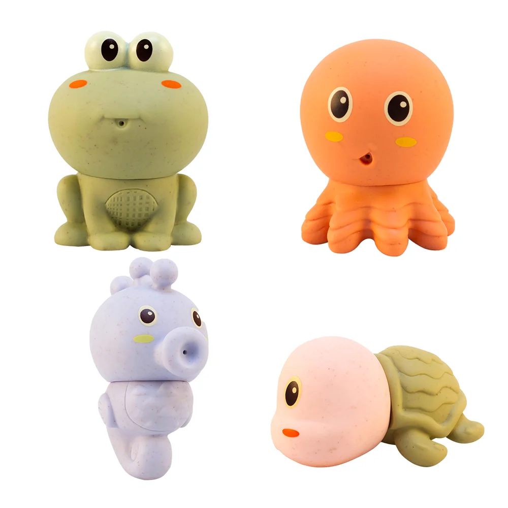 4 jouets de bain animaux de la mer