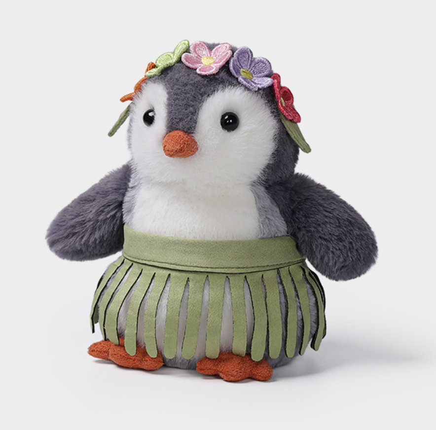 Peluche pingouin hawaïen 