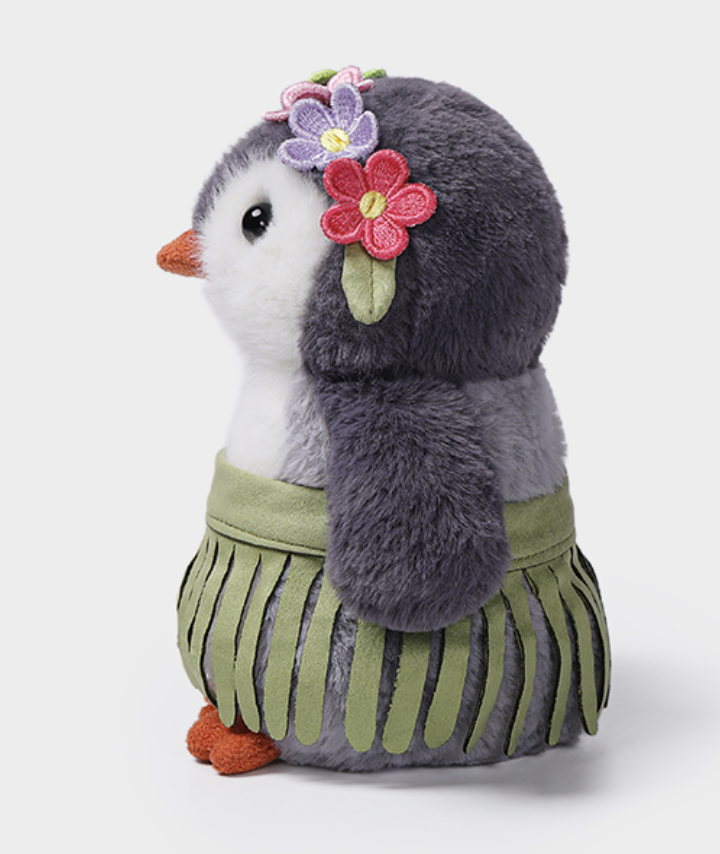 Peluche pingouin hawaïen  3