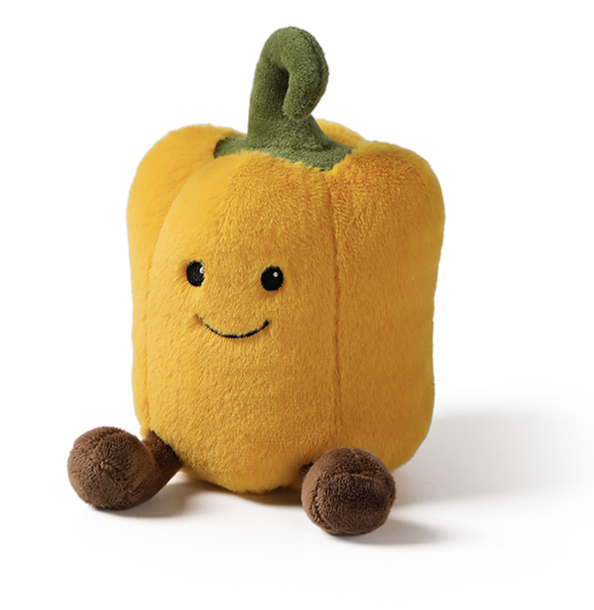 Peluche poivron jaune 2