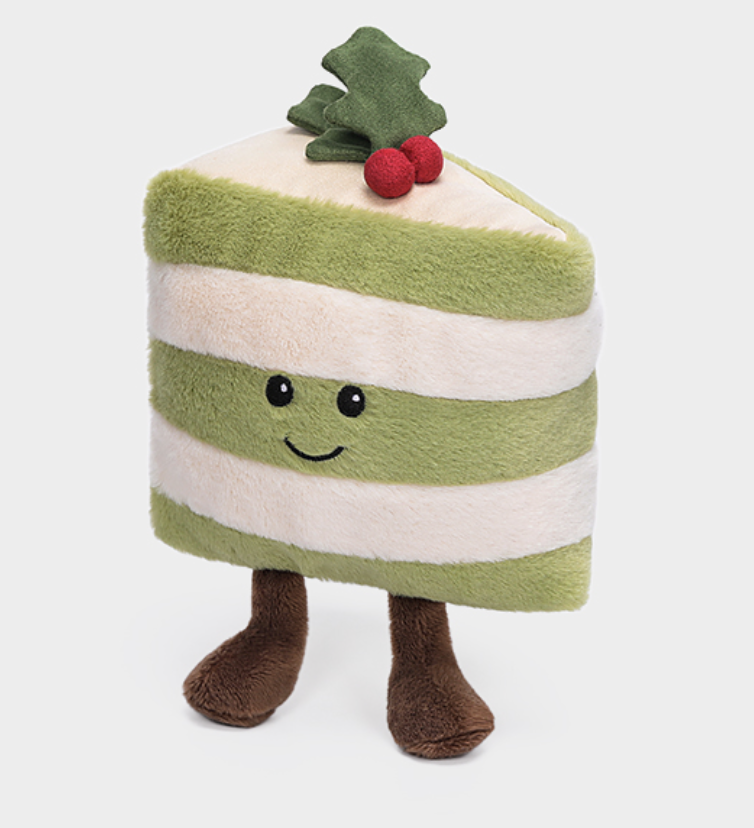 Peluche gâteau thé vert