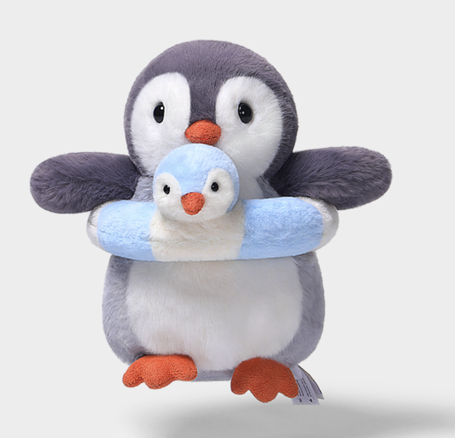 Peluche pingouin avec bouée