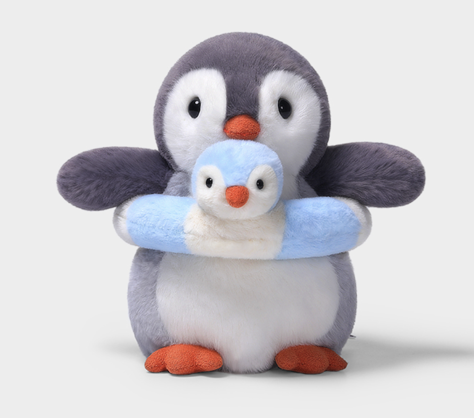 Peluche pingouin avec bouée 2