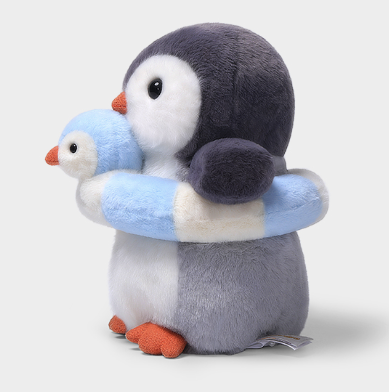 Peluche pingouin avec bouée 3