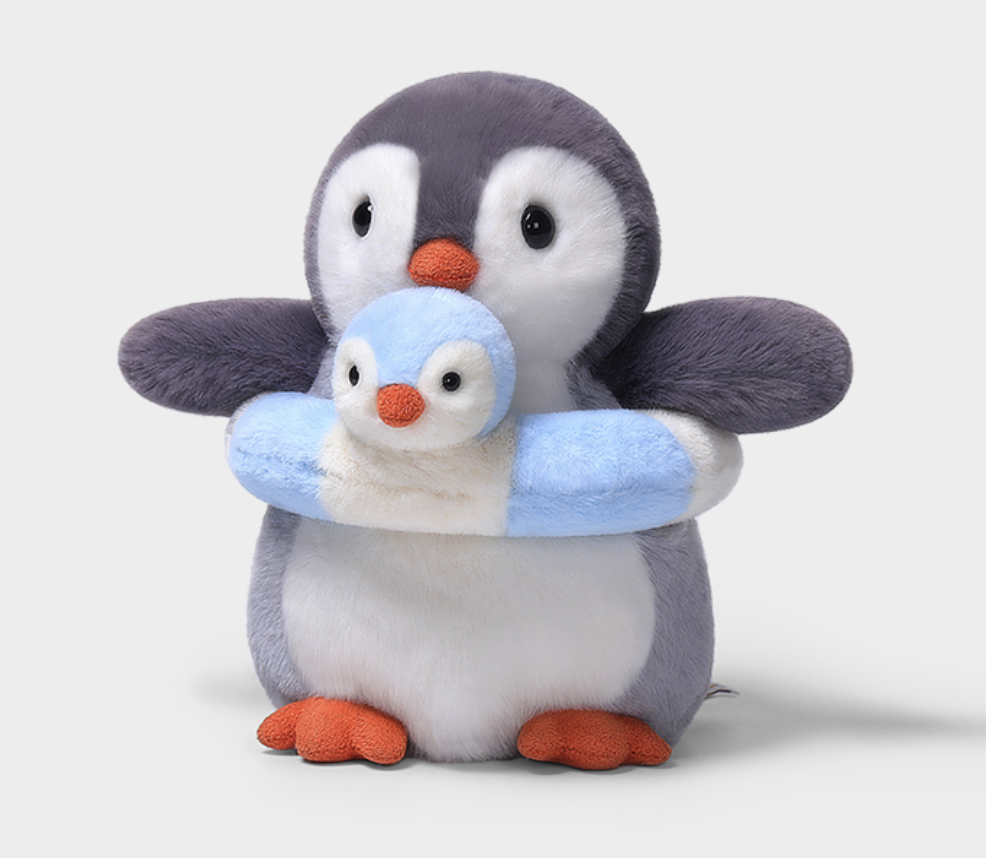 Peluche pingouin avec bouée 4
