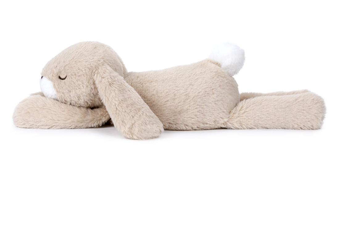 Peluche lapin qui dort 30cm 5