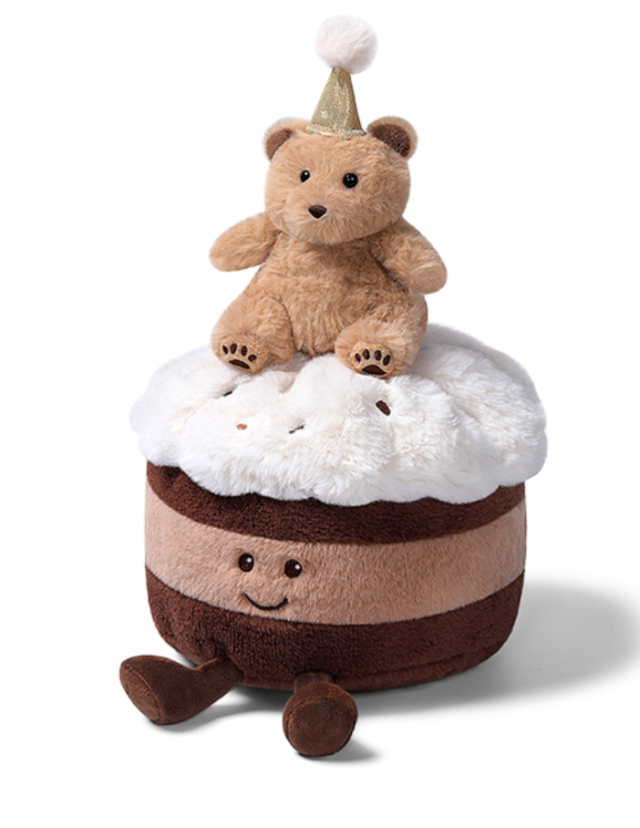 Peluche gâteau anniversaire Bear 2