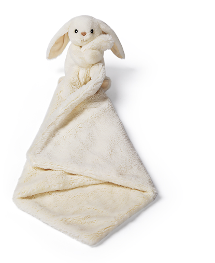 Doudou lapin avec couverture