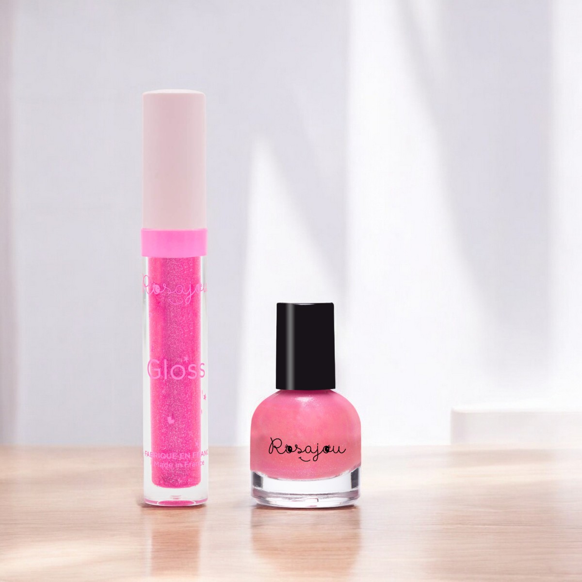 Coffret DUO Gloss Rubis et vernis assorti 4