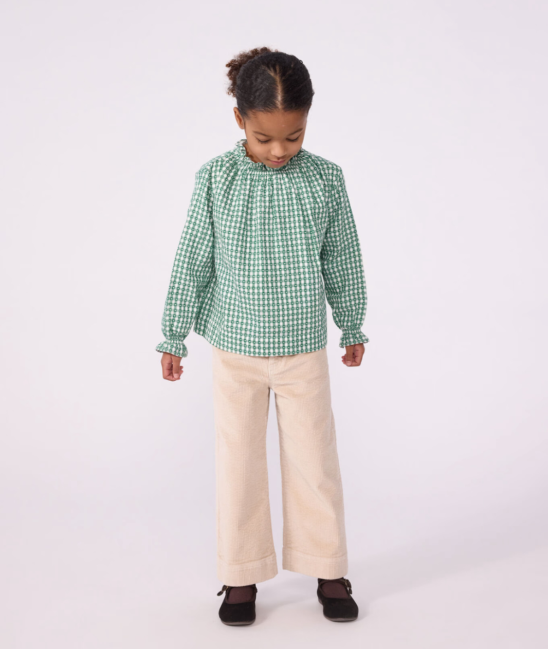 Pantalon wide leg enfant en velours — 4 ans
