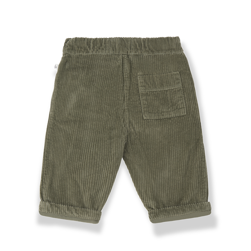 Pantalon velours QUEBEC kaki 2