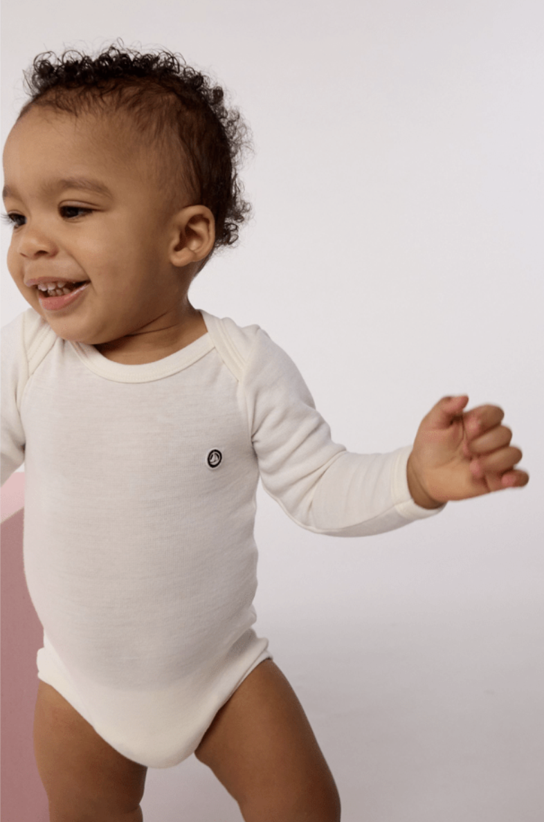 Body chaud bébé écru 2