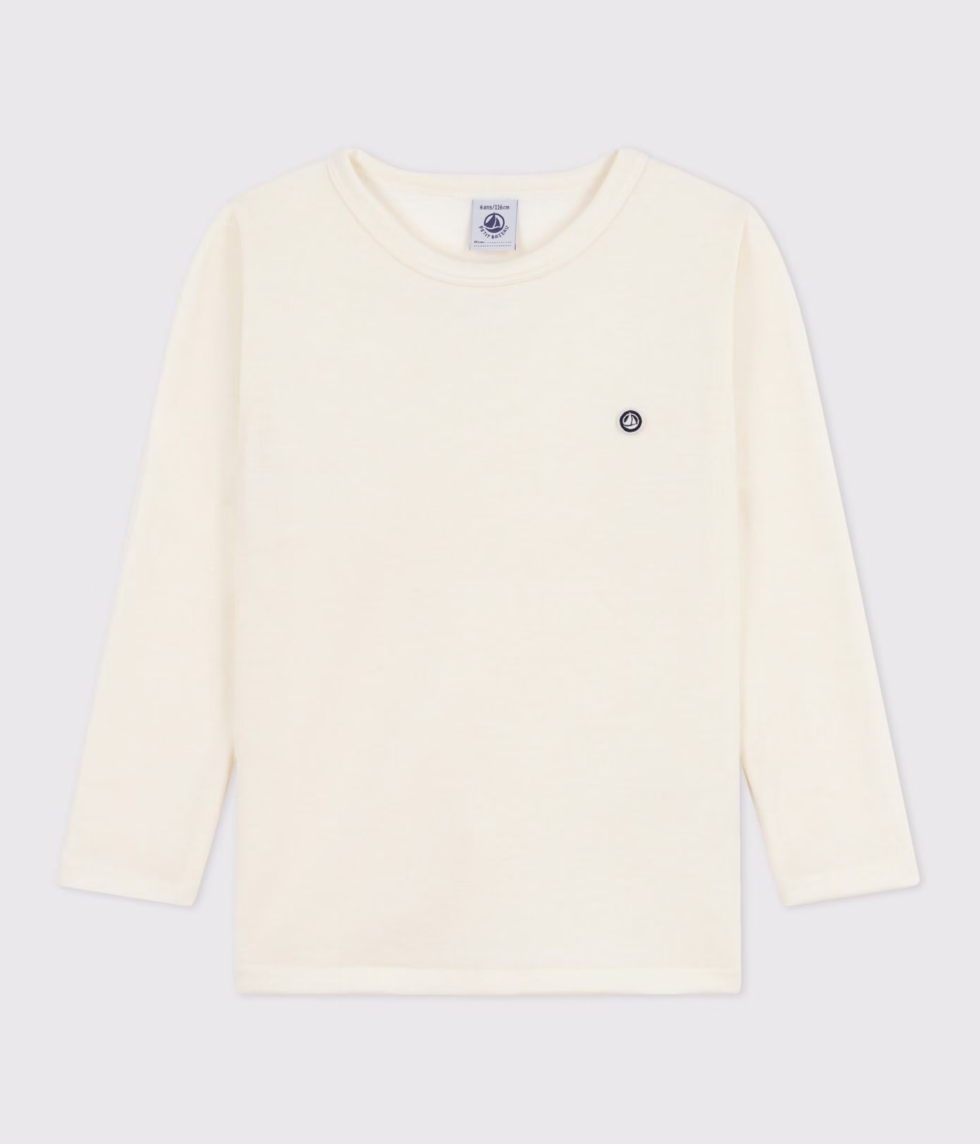 Tee-Shirt ML Enfant écru laine 3
