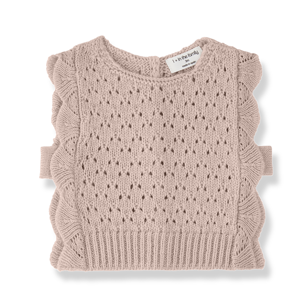 Haut PARIS-bb nude bébé  — 6 mois 