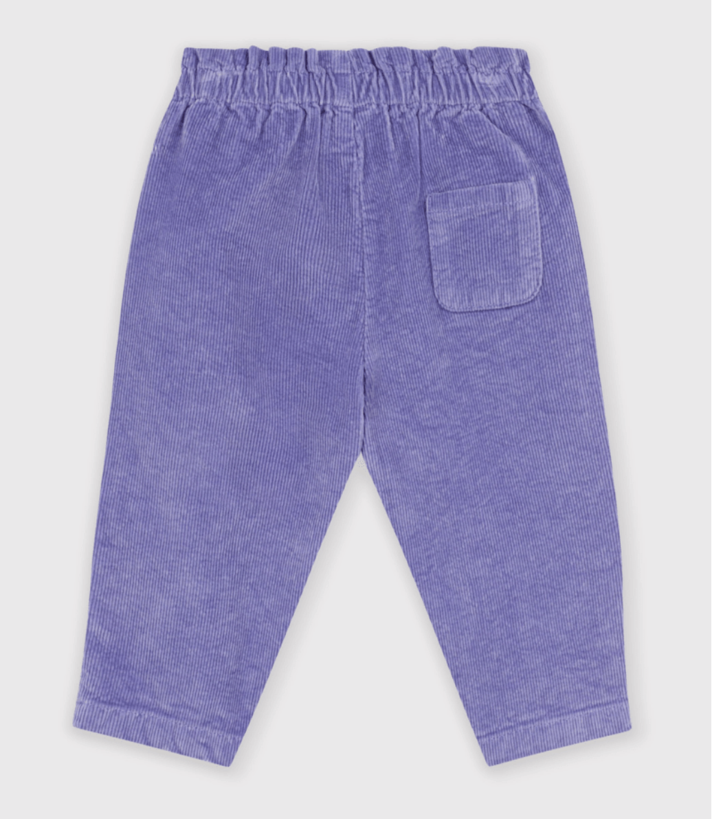Pantalon velours Lavande 2