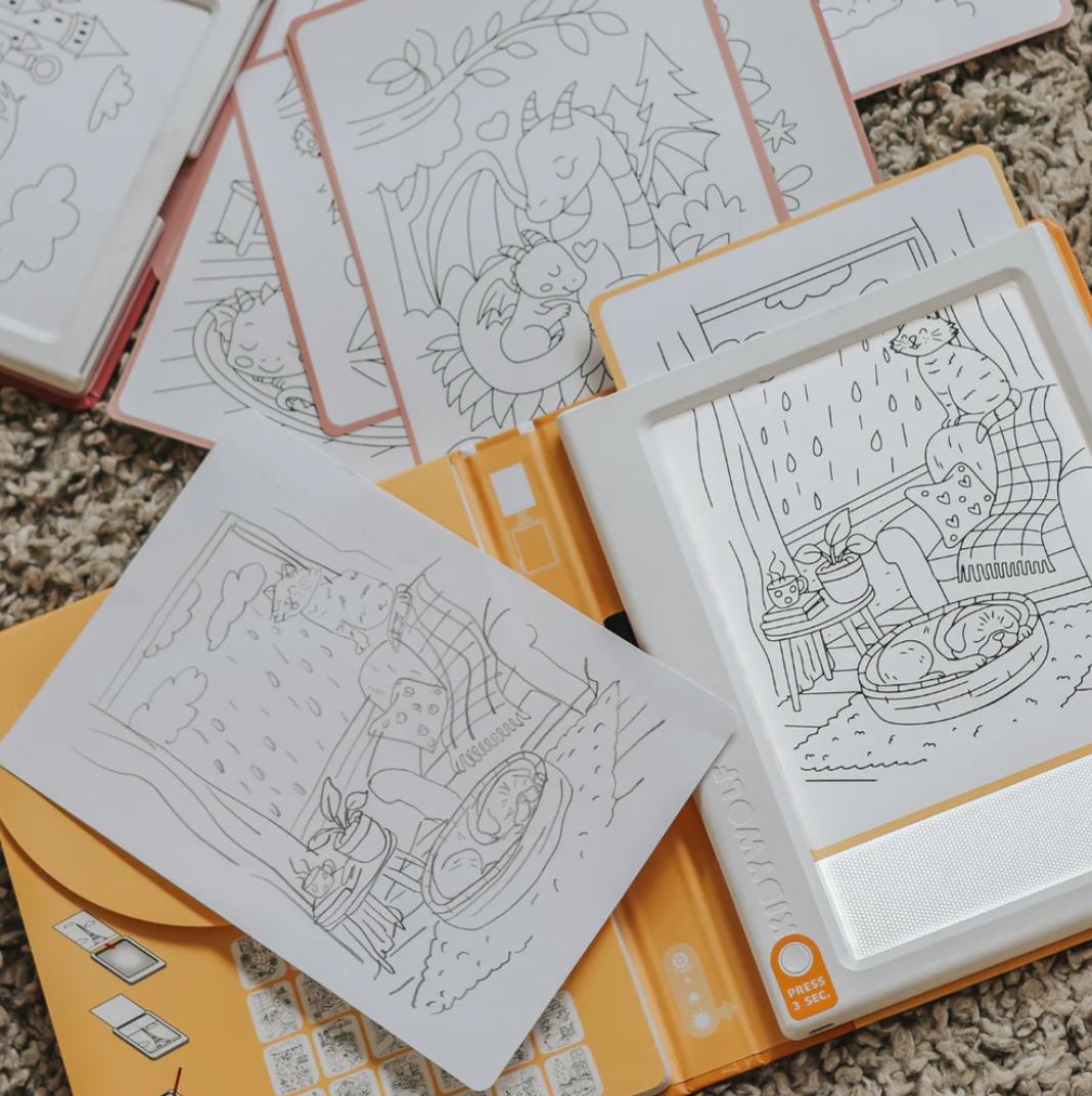 REFILL KIDYDRAW-PAD  "ANIMAUX DE COMPAGNIE" 8