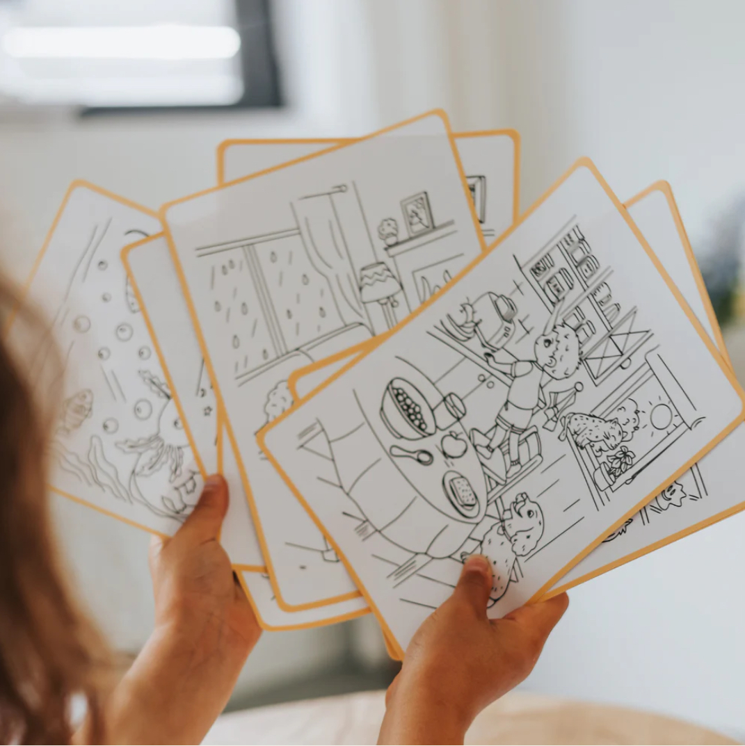 REFILL KIDYDRAW-PAD  "ANIMAUX DE COMPAGNIE" 9