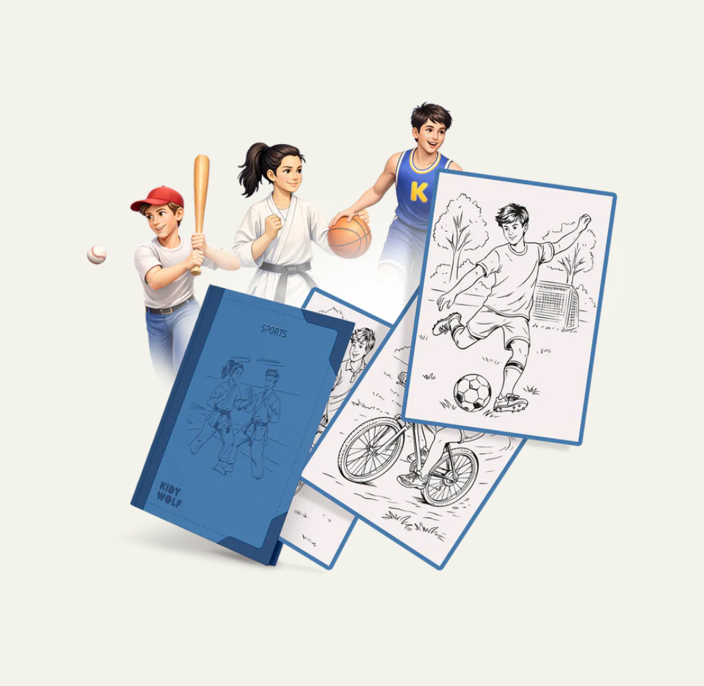 REFILL KIDYDRAW-PAD "SPORTS"