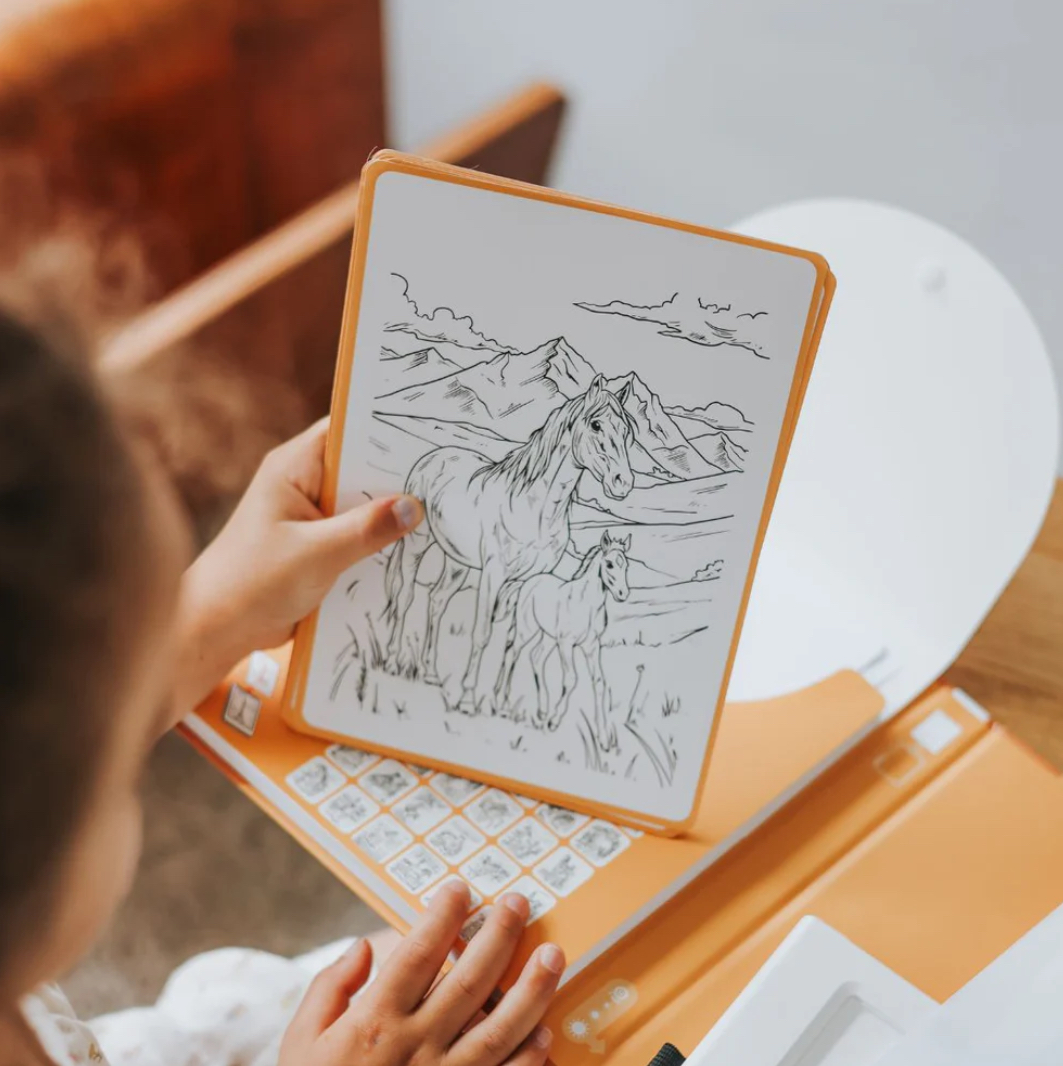 REFILL KIDYDRAW-PAD "CHEVAUX" 2