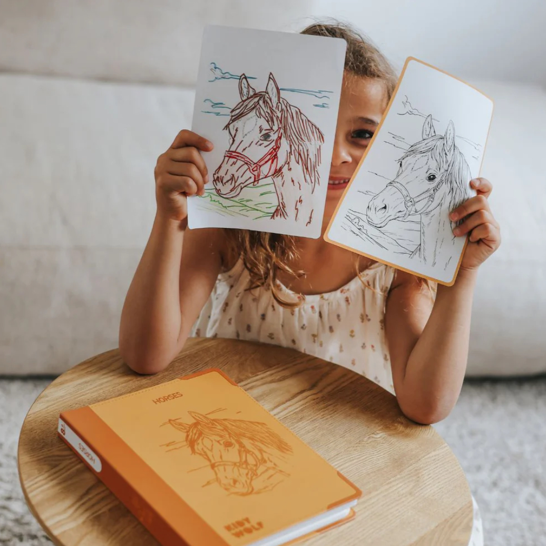 REFILL KIDYDRAW-PAD "CHEVAUX" 3