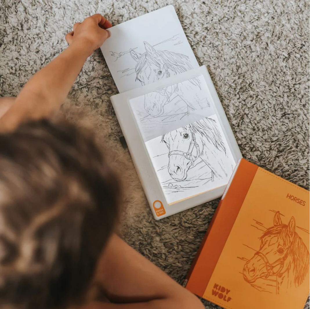 REFILL KIDYDRAW-PAD "CHEVAUX" 4