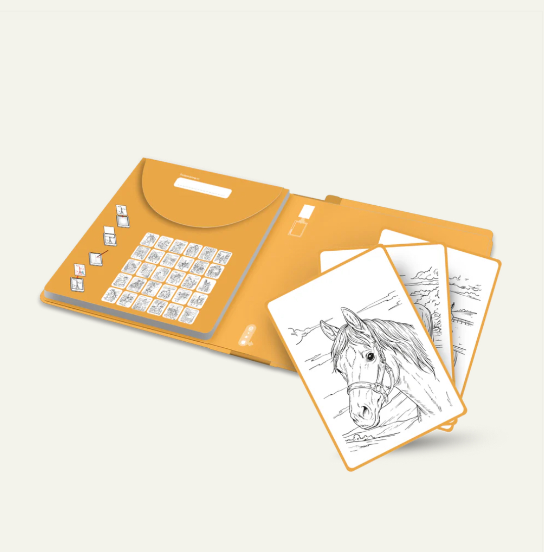 REFILL KIDYDRAW-PAD "CHEVAUX" 5
