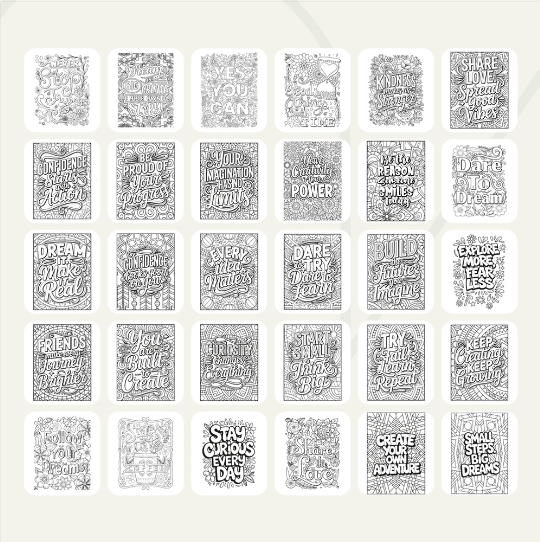 REFILL KIDYDRAW-PAD "QUOTES" 7