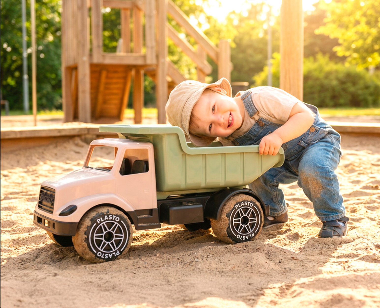 Soft Neutrals Giant Tipper Truck 4