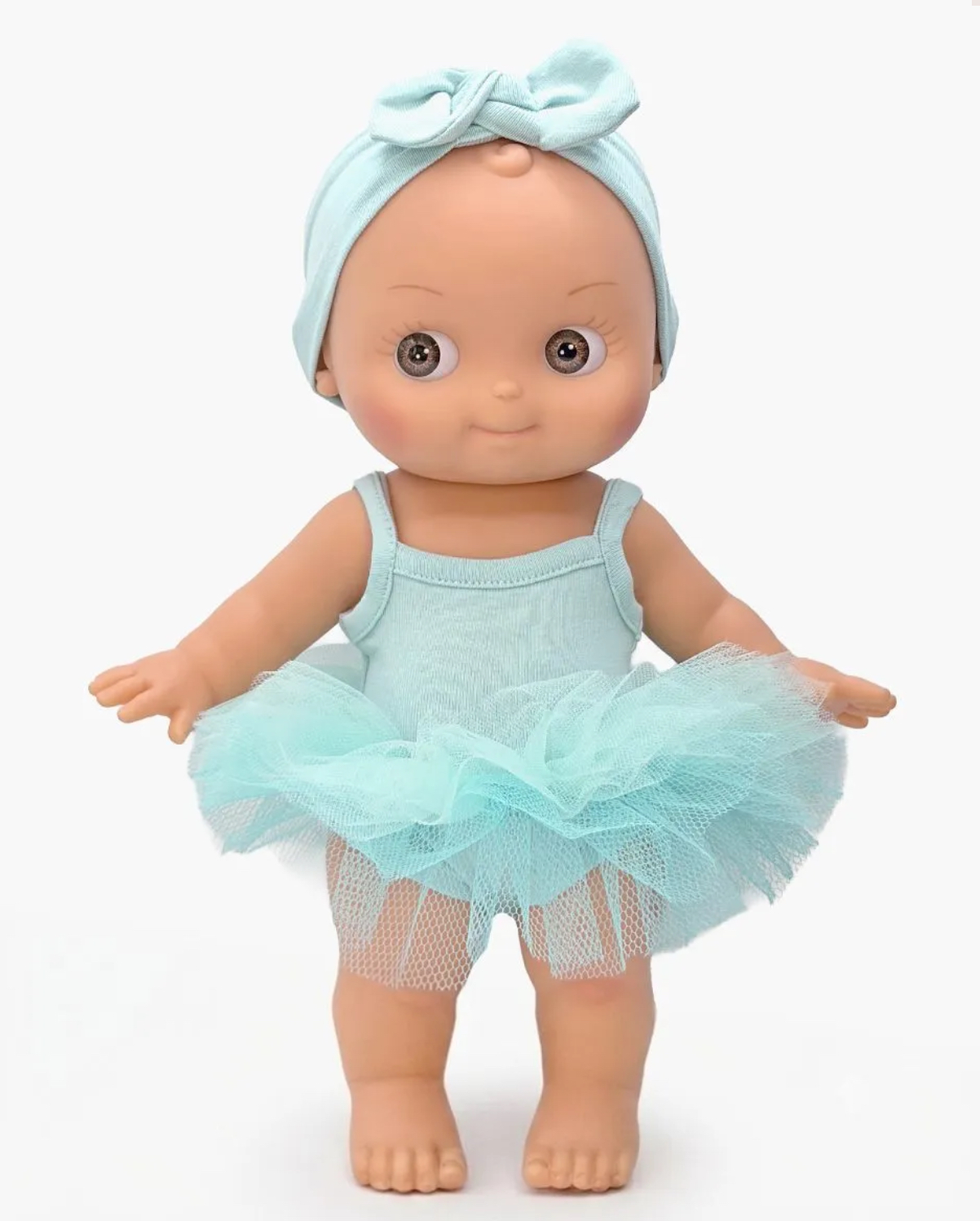 Ninon au sport et son tutu bleu menthe