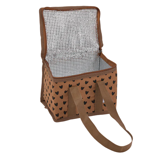 Sac isotherme de transport Marron / coeur noir