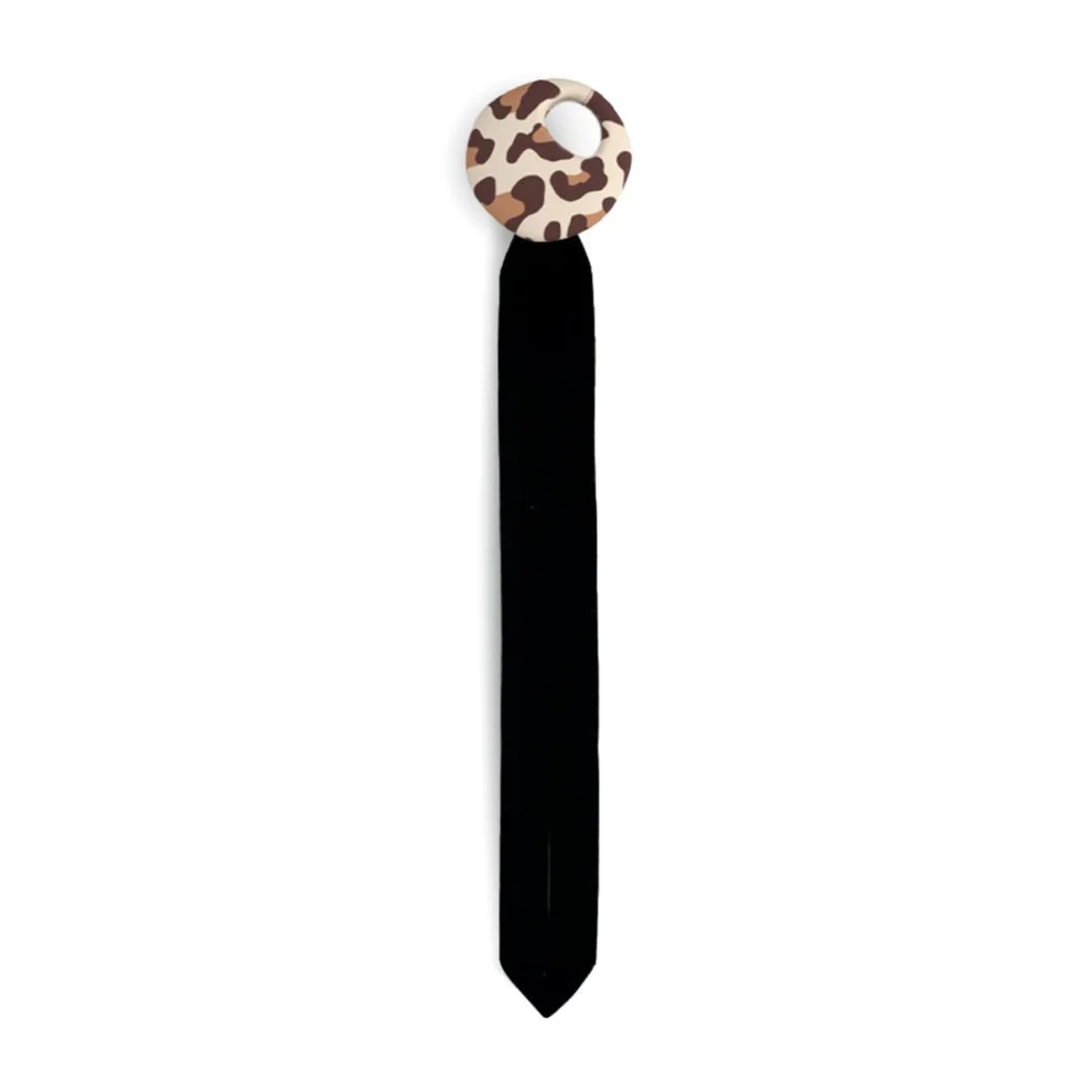 Attache-tétine "Pebble" | Black/Graouu 2