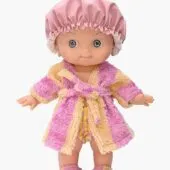 Alice à la maison et son ensemble de bain rayé rose