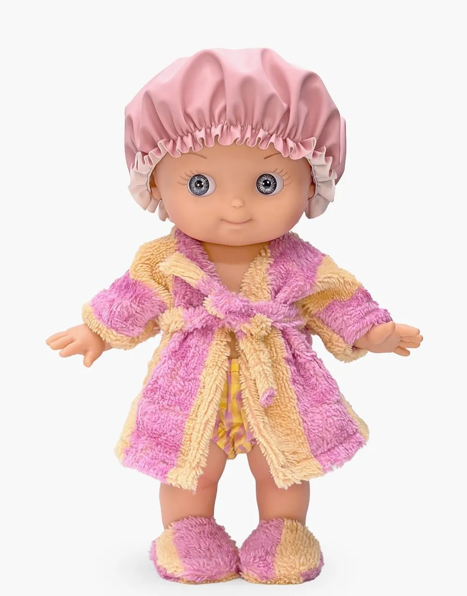 Alice à la maison et son ensemble de bain rayé rose 3
