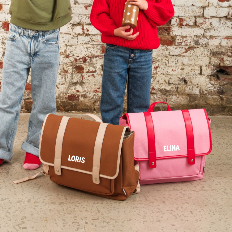 Grand cartable primaire marron 3