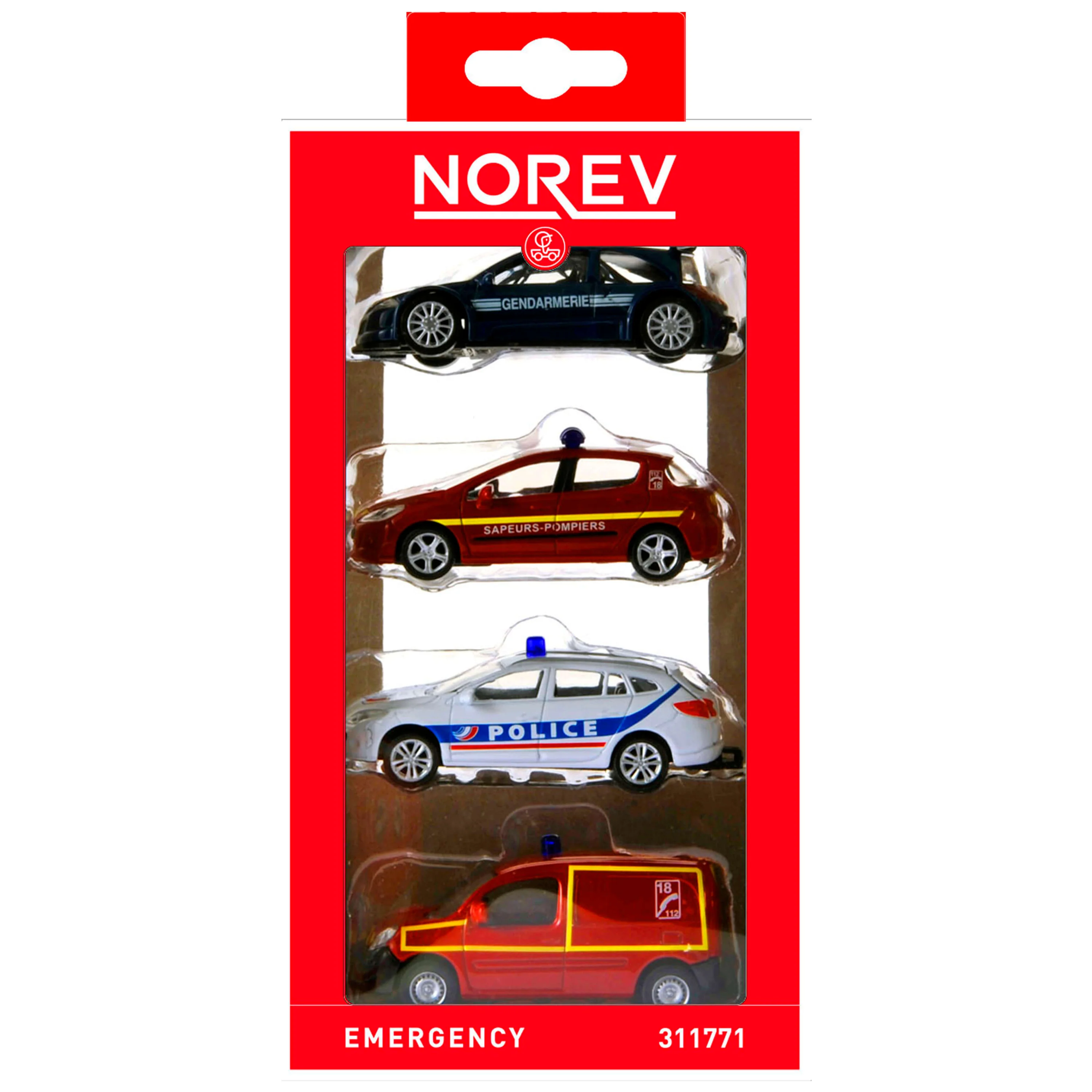 Pack 4 pièces Urgences 1/64