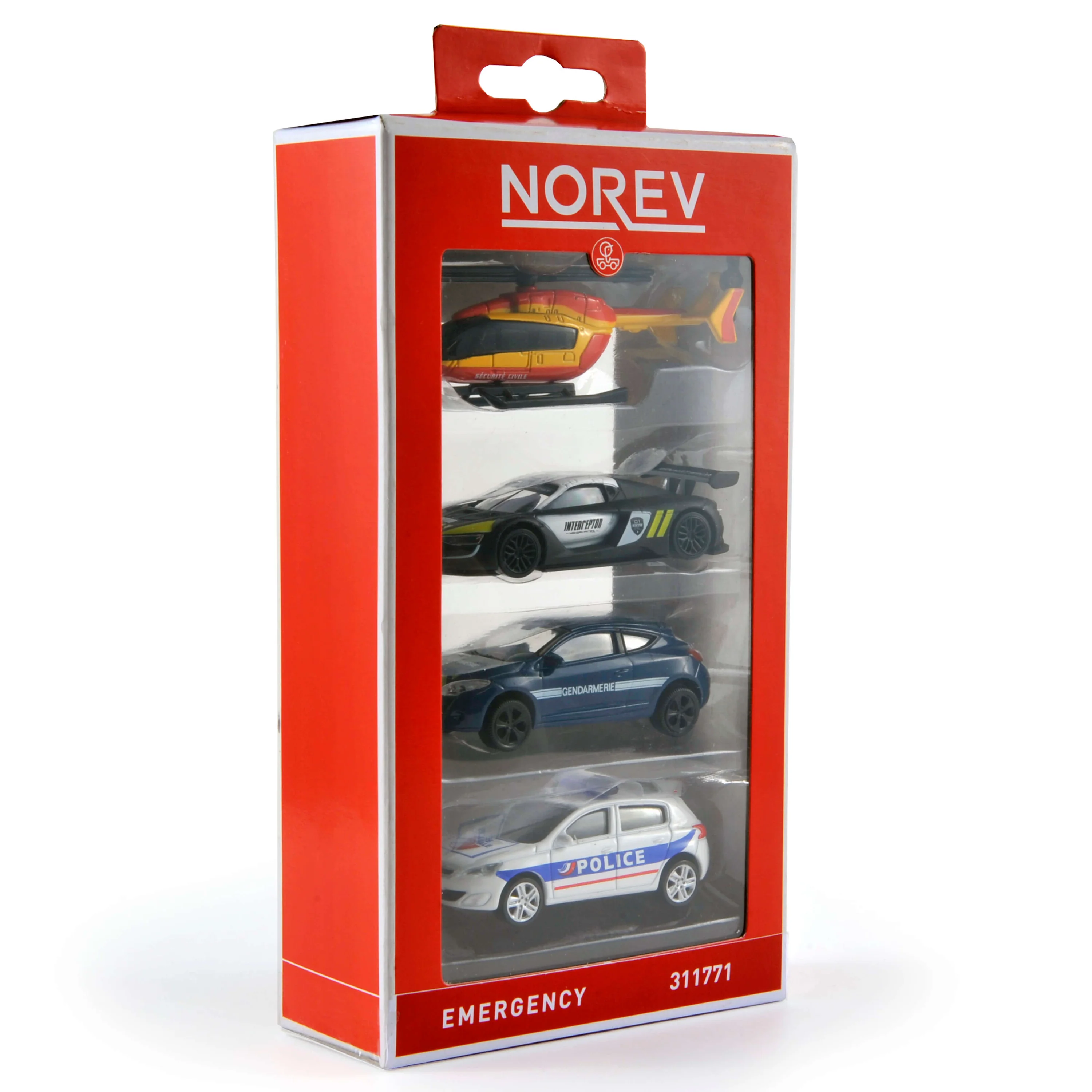 Pack 4 pièces Urgences 1/64 2
