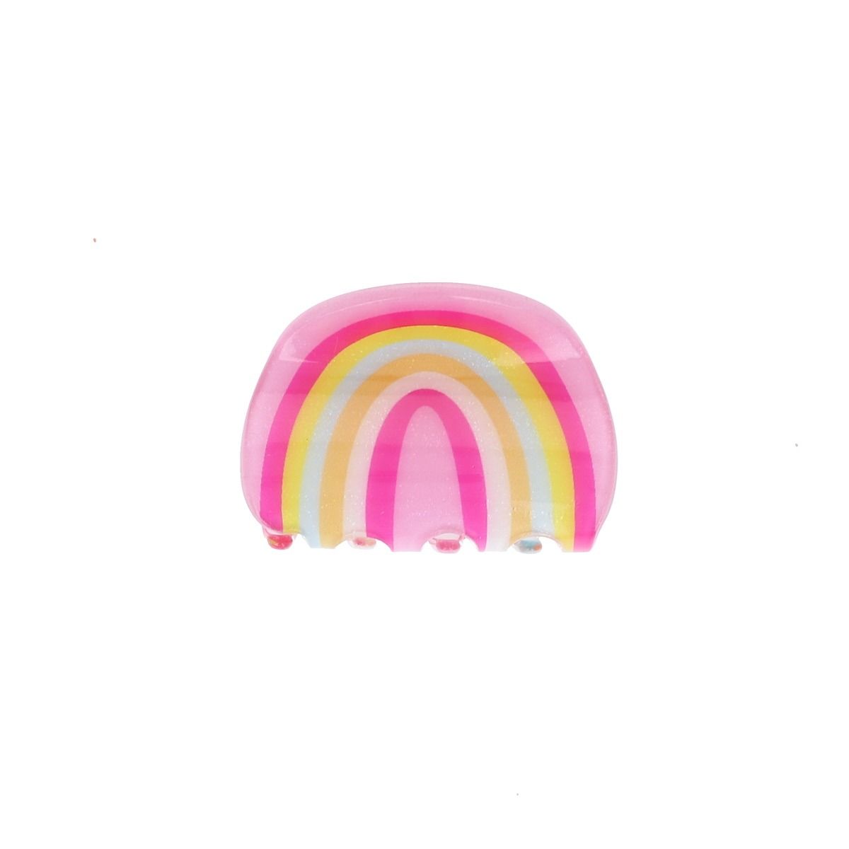 Pince à cheveux crabe arc-en-ciel
