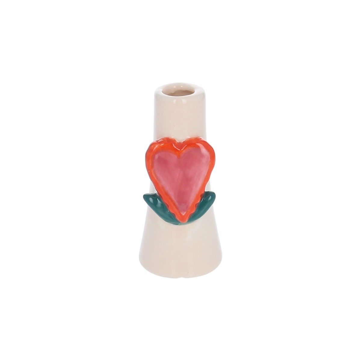 Soliflore en céramique coeur - Paraty