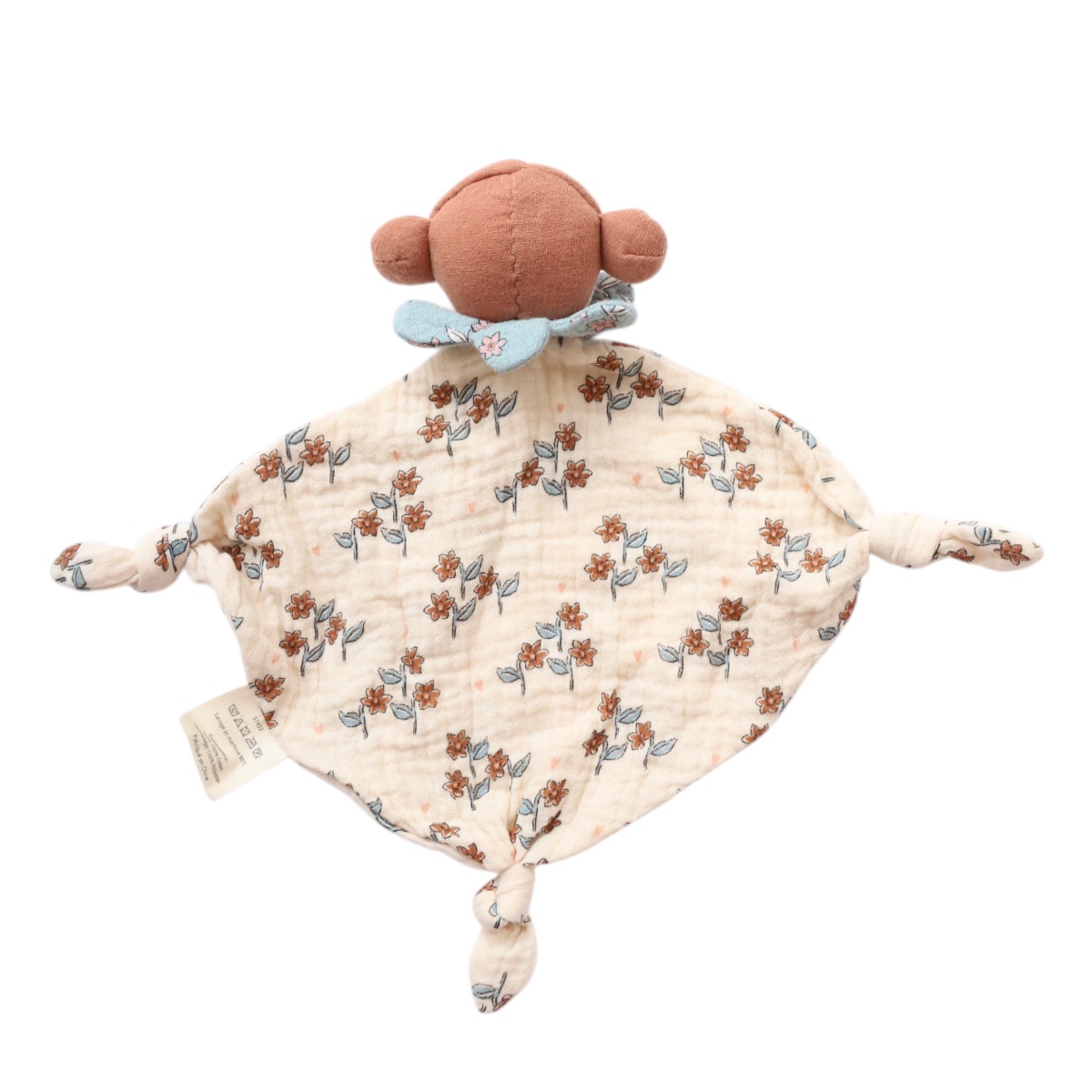 Doudou plat fleuri poupée - À la cueillette 3
