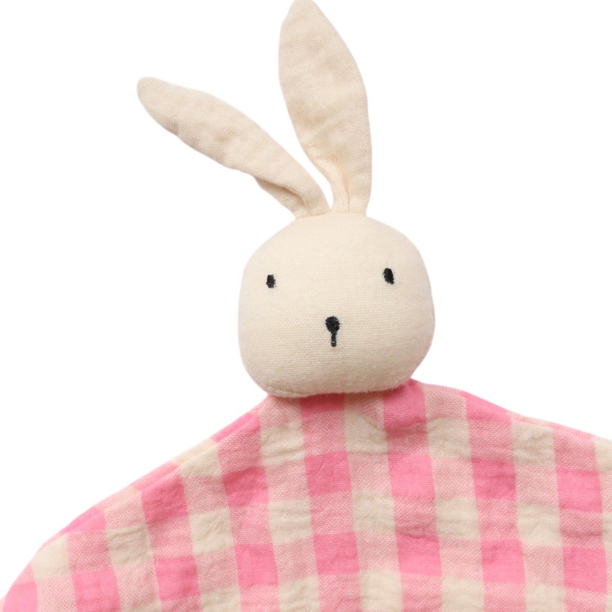 Doudou plat lapin rose - Chichi pompon 3
