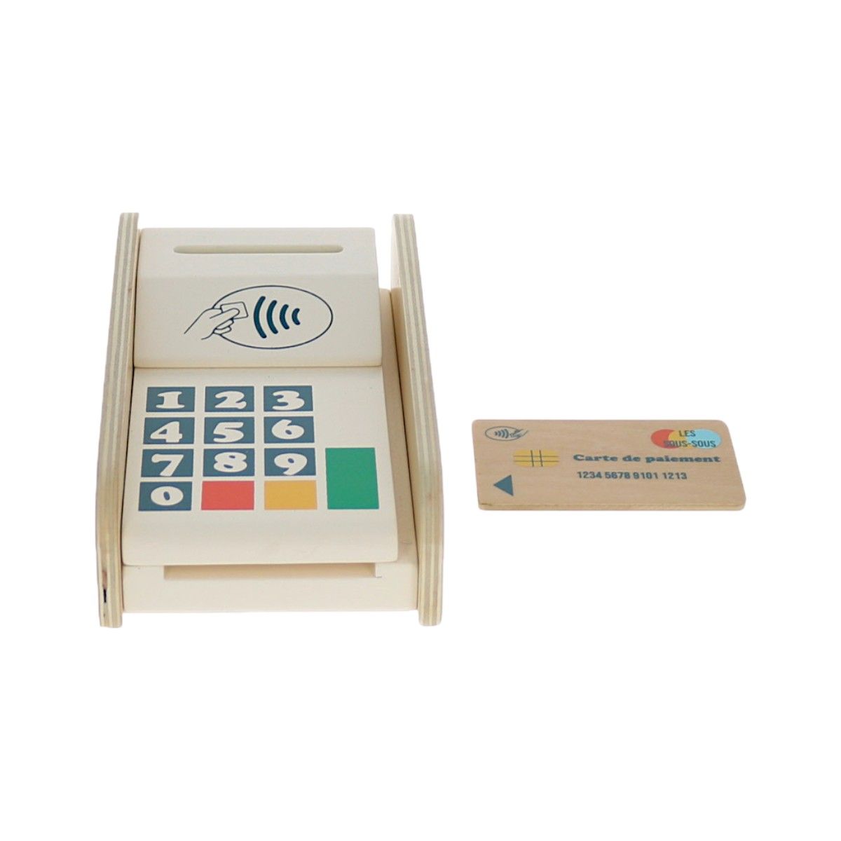 Machine à carte bancaire en bois 3