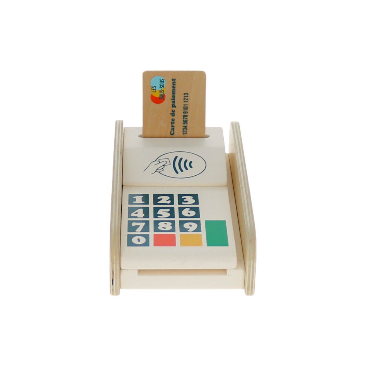 Machine à carte bancaire en bois 4