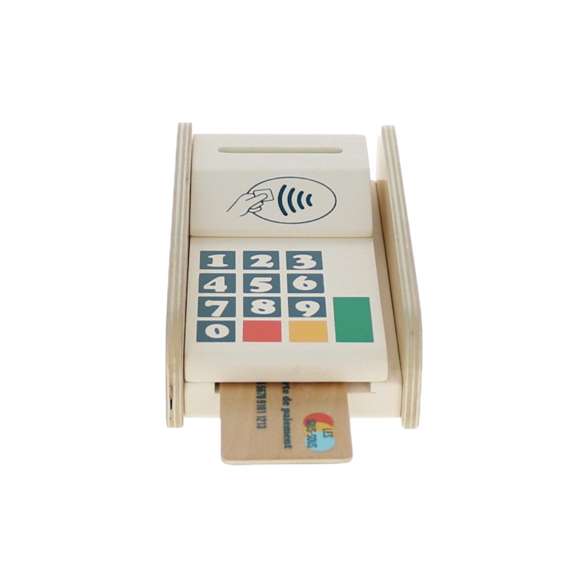 Machine à carte bancaire en bois 5