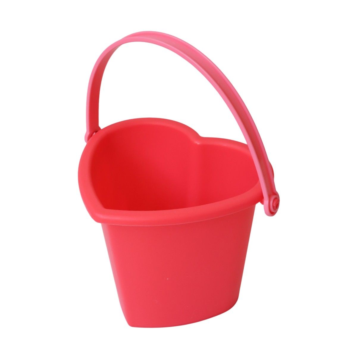 Seau de plage cœur rose 3