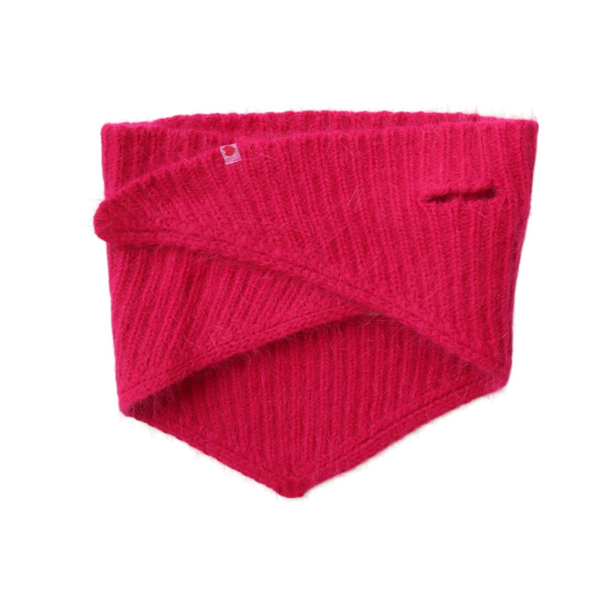 Bandana écharpe enfant en tricot rose - Aland