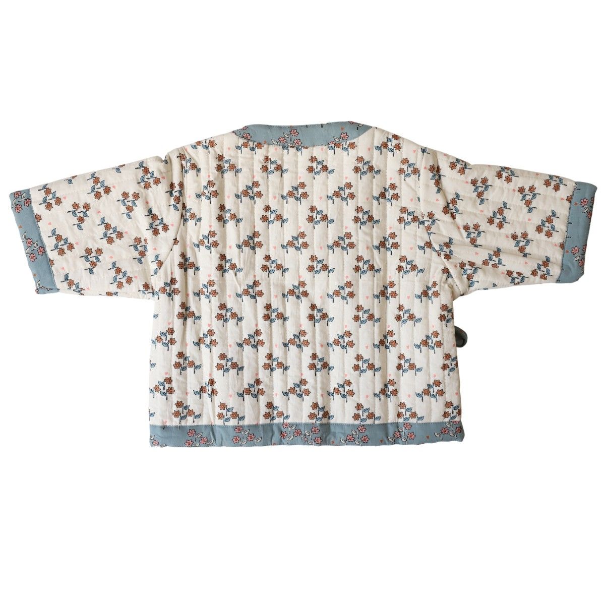 Veste kimono matelassée fleurie 18-36 mois - À la cueillette 3
