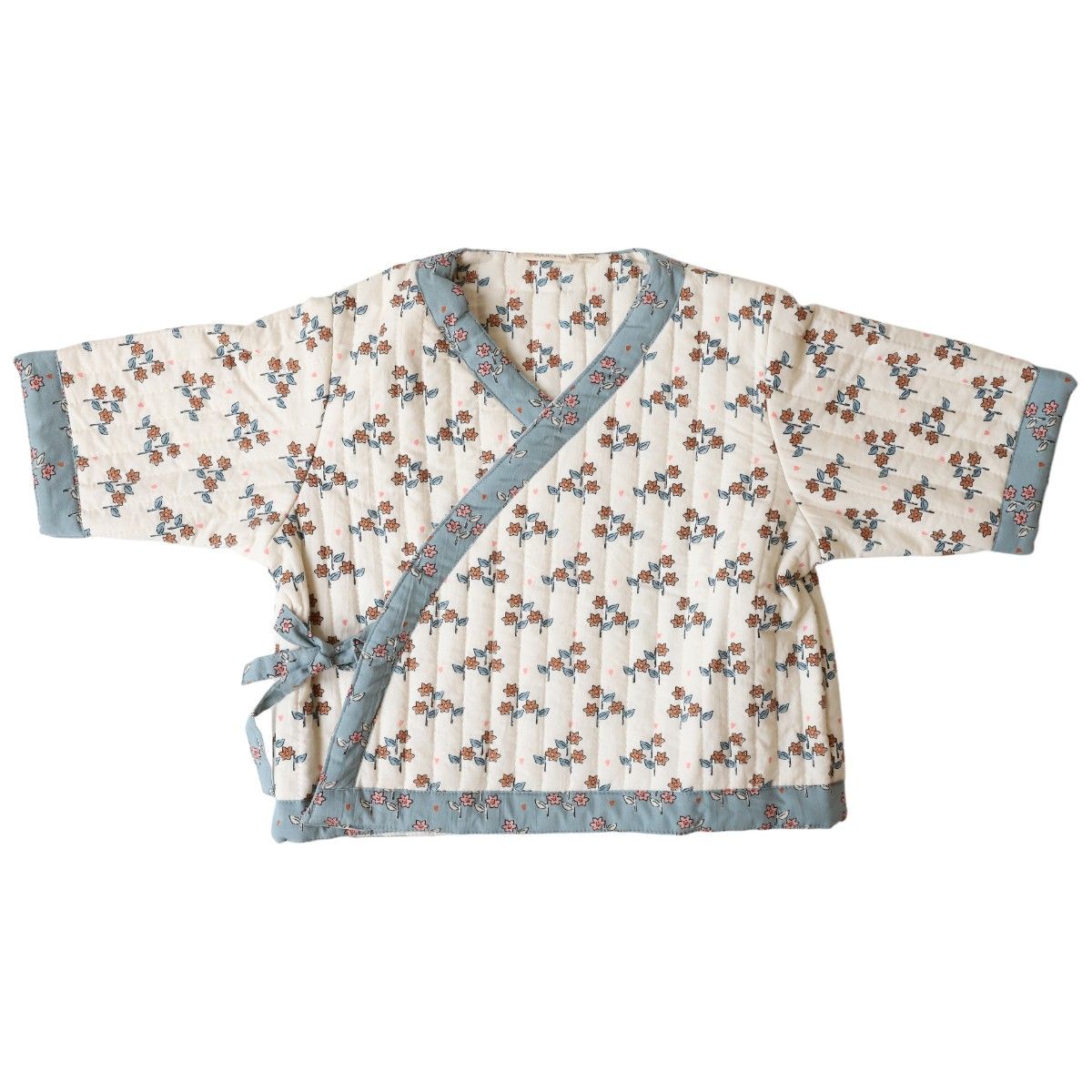 Veste kimono matelassée fleurie 18-36 mois - À la cueillette 5