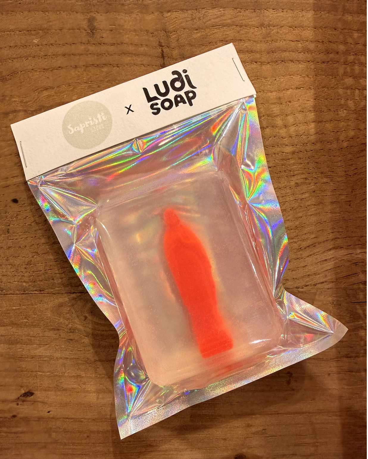 Savon avec une vierge